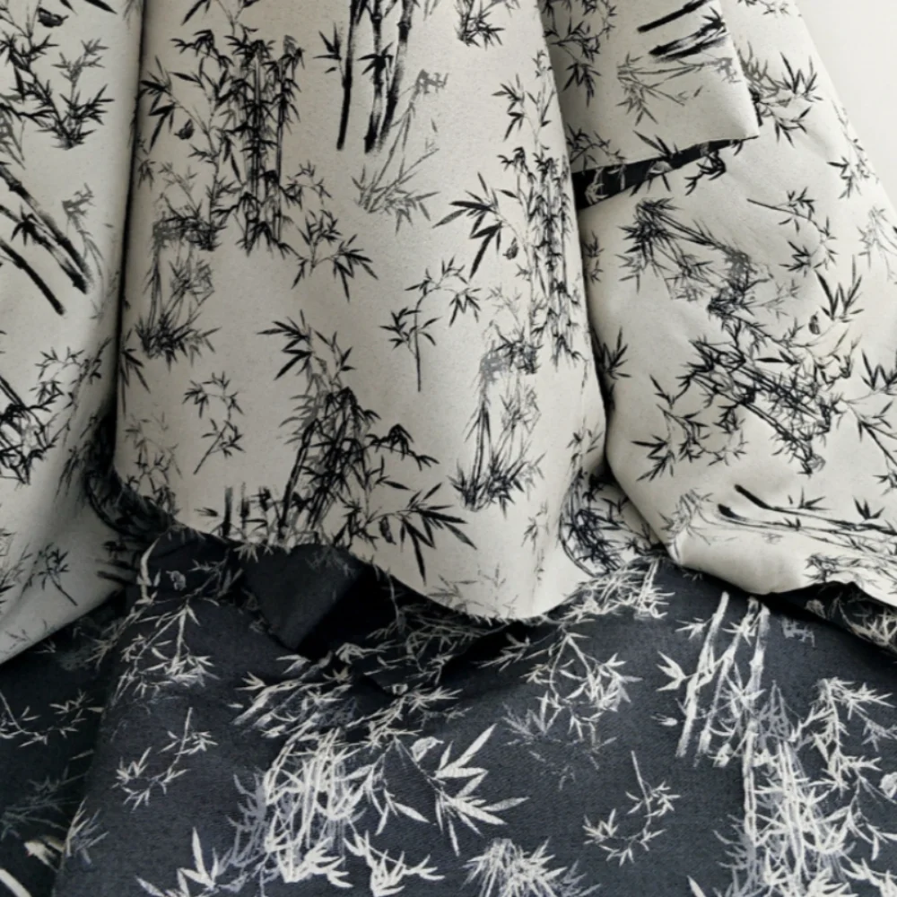 Jacquard Fabric Mohei Bamboo New for Diy Sewing Chinese Style Coat Dress Clothing Fabrics Per Meter Polyester Material
Jacquard Fabric Mohei Bamboo New for Diy Sewing Chinese Style Coat Dress Clothing Fabrics Per Meter Polyester Material