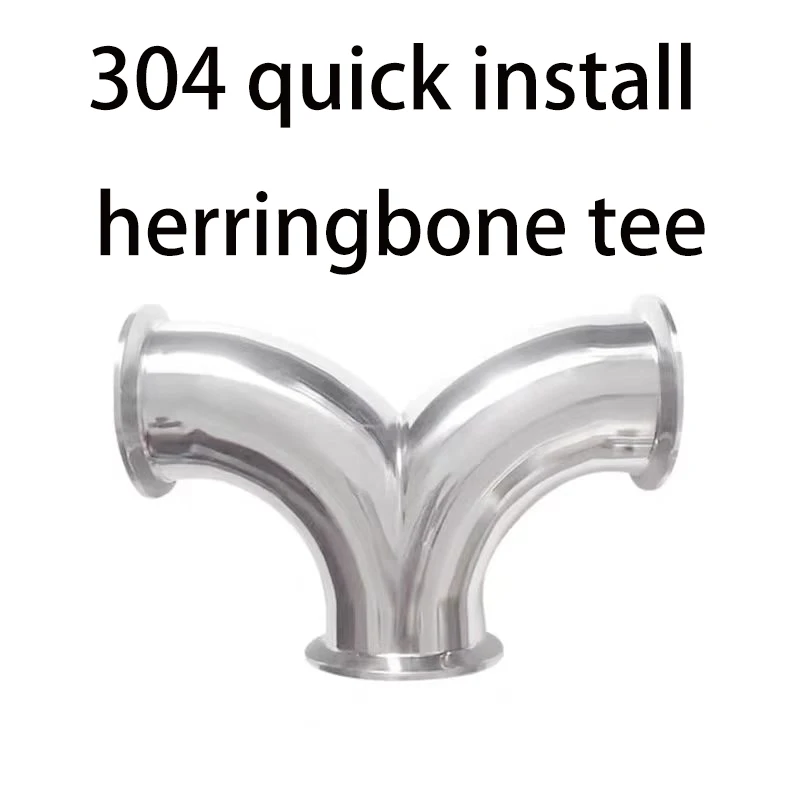 Sanitary Grade 304 Quick Installation Herringbone Tee for Plumbing Fittings
Sanitary Grade 304 Quick Installation Herringbone Tee for Plumbing Fittings