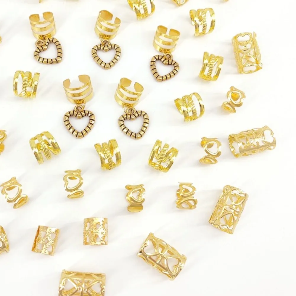 45pcs Gold Love Hollow Out Hair Ring Dread Locks Metal Cuff Clips Dreadlocks Beads Charm Headwear Hair Braid Tubes Hair Jewelry
45pcs Gold Love Hollow Out Hair Ring Dread Locks Metal Cuff Clips Dreadlocks Beads Charm Headwear Hair Braid Tubes Hair Jewelry