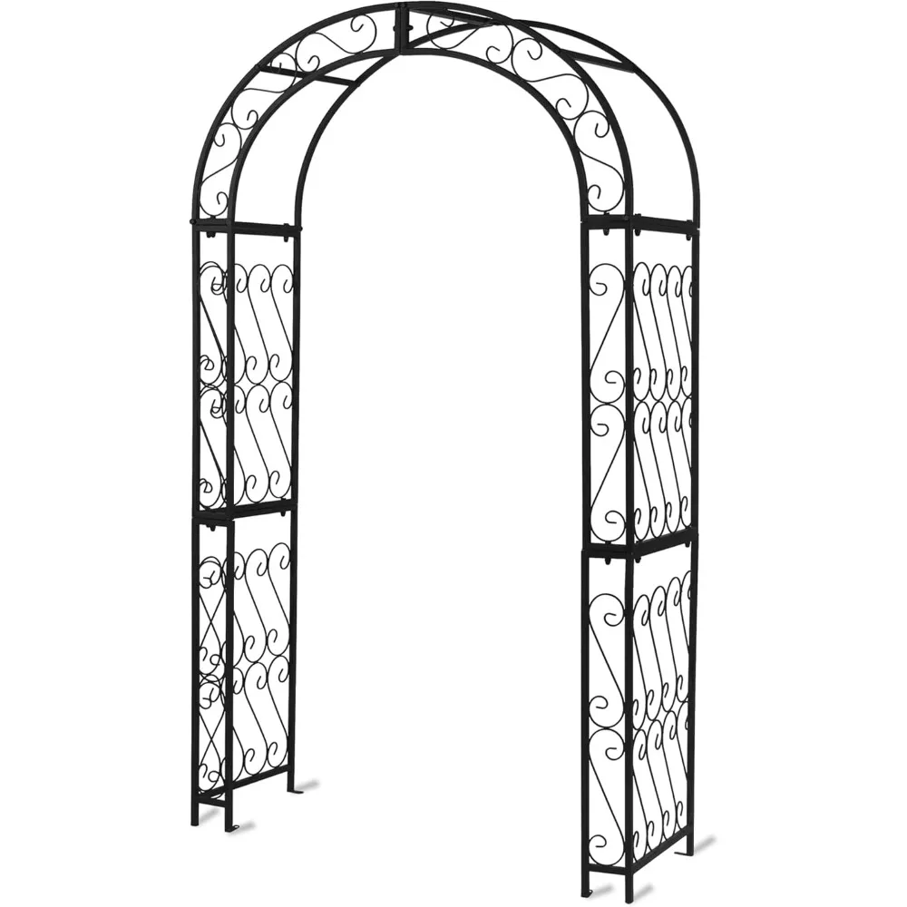48.8" W x 83.8" H Garden Arch, Black Sturdy Metal Iron Arbor, Courtyard Cast Trellis for Various Climbing Plant, Outdoor Europea
48.8" W x 83.8" H Garden Arch, Black Sturdy Metal Iron Arbor, Courtyard Cast Trellis for Various Climbing Plant, Outdoor Europea