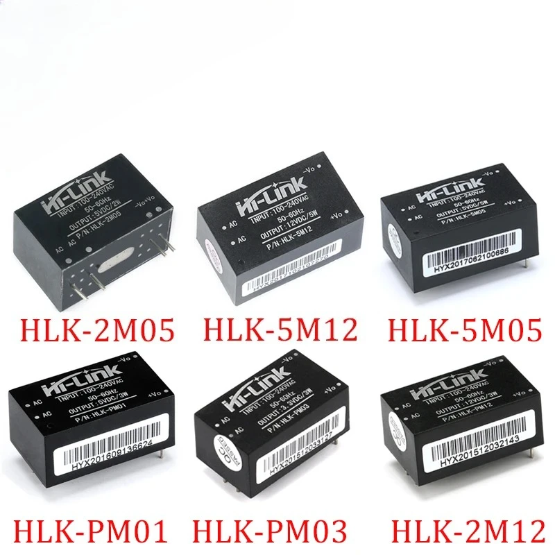 HLK-PM01 HLK-PM03 HLK-PM12 AC-DC 220V to 5V/3.3V/12V Mini Power Supply Module Intelligent Household Switch HLK-5M05 HLK-PM12
HLK-PM01 HLK-PM03 HLK-PM12 AC-DC 220V to 5V/3.3V/12V Mini Power Supply Module Intelligent Household Switch HLK-5M05 HLK-PM12