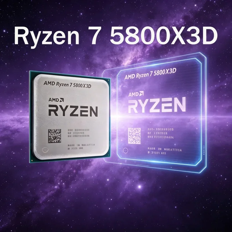 AMD Ryzen 7 5800X3D Zen3 Architecture Flagship Gaming CPU 8C 16T 4.5GHz Max Boost 96MB 3D V Cache AM4 DDR4 No Cooler
AMD Ryzen 7 5800X3D Zen3 Architecture Flagship Gaming CPU 8C 16T 4.5GHz Max Boost 96MB 3D V Cache AM4 DDR4 No Cooler