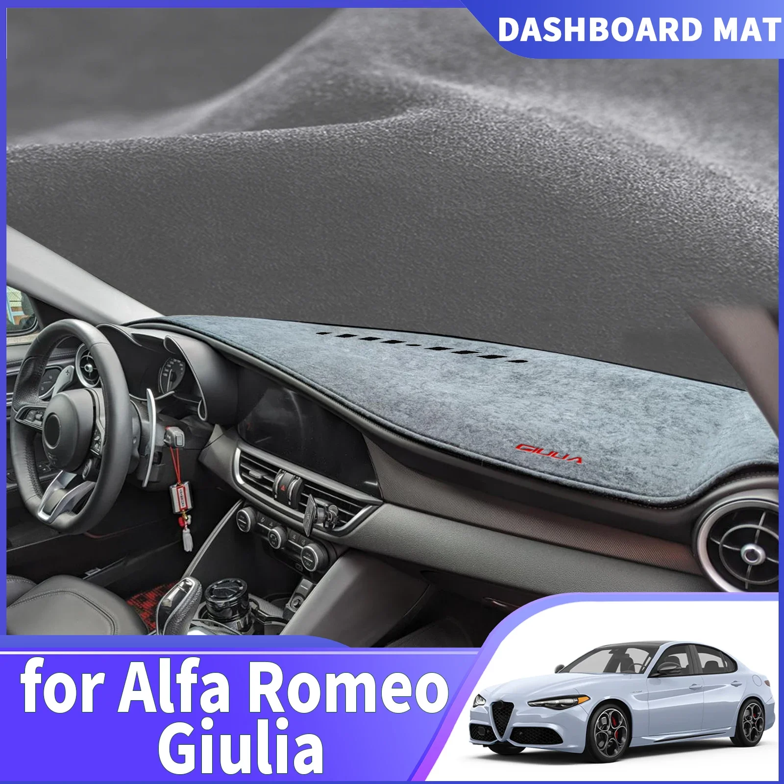 For Alfa Romeo Giulia 952 2017 2018 2019-2022 DashMat Sunshade Dashmat Dashboard Cover Pad Protective Carpet Car Accessories
For Alfa Romeo Giulia 952 2017 2018 2019-2022 DashMat Sunshade Dashmat Dashboard Cover Pad Protective Carpet Car Accessories