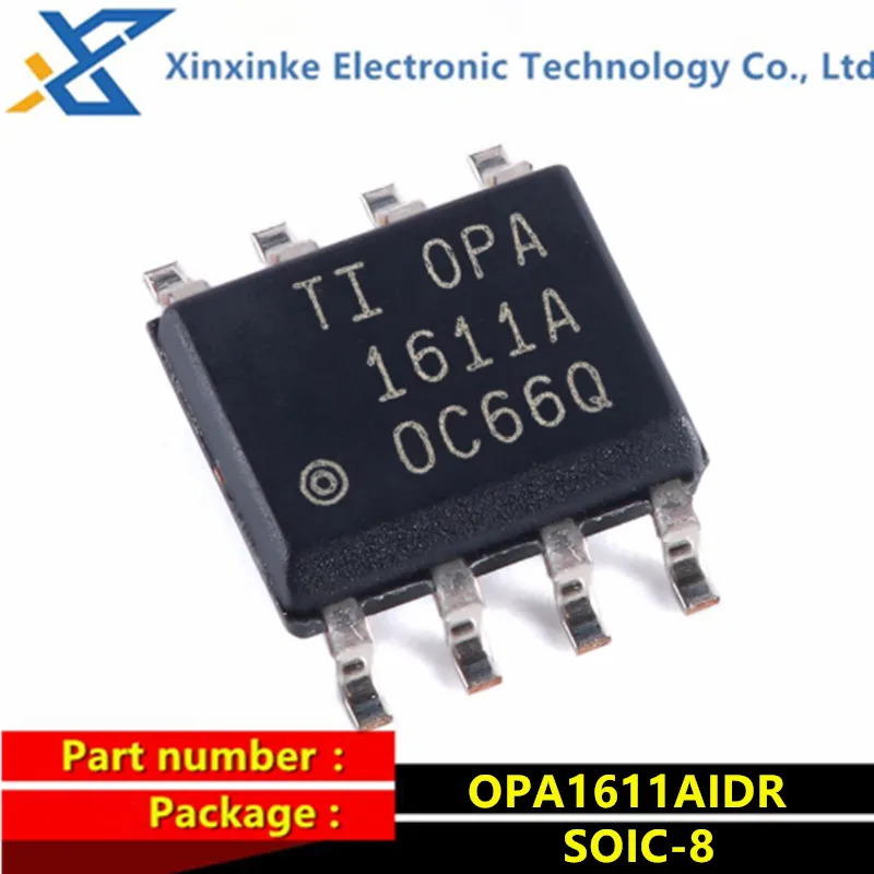 OPA1611AIDR OPA1611A SOIC-8 Precision Amplifiers 1.1nV/Hz Noise Low Pwr Prec Op Amp Audio Amplifiers ICs Brand New Original
OPA1611AIDR OPA1611A SOIC-8 Precision Amplifiers 1.1nV/Hz Noise Low Pwr Prec Op Amp Audio Amplifiers ICs Brand New Original
