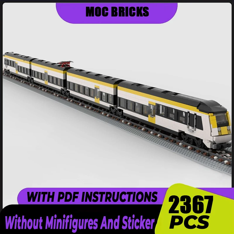 Railway Train Model Moc Building Blocks Regional Talent Train Model Technology Bricks DIY Assembly Urban Construstion Toys Gifts
Railway Train Model Moc Building Blocks Regional Talent Train Model Technology Bricks DIY Assembly Urban Construstion Toys Gifts