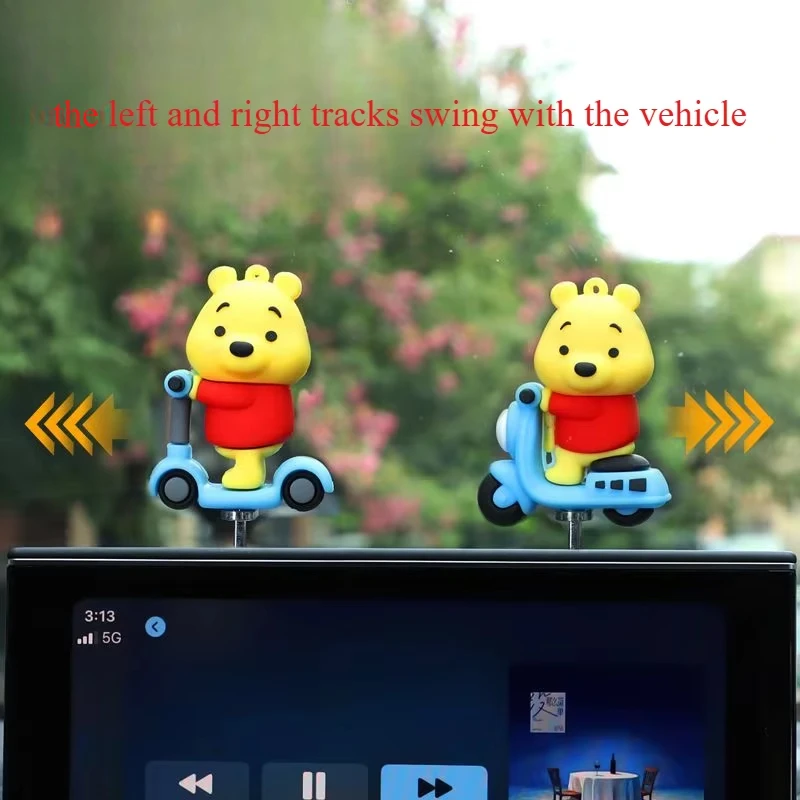 Disney Winnie The Pooh Car Center Console Screen Sliding Skateboard Ornaments Cartoon Swing Screen Decoration Universal
Disney Winnie The Pooh Car Center Console Screen Sliding Skateboard Ornaments Cartoon Swing Screen Decoration Universal