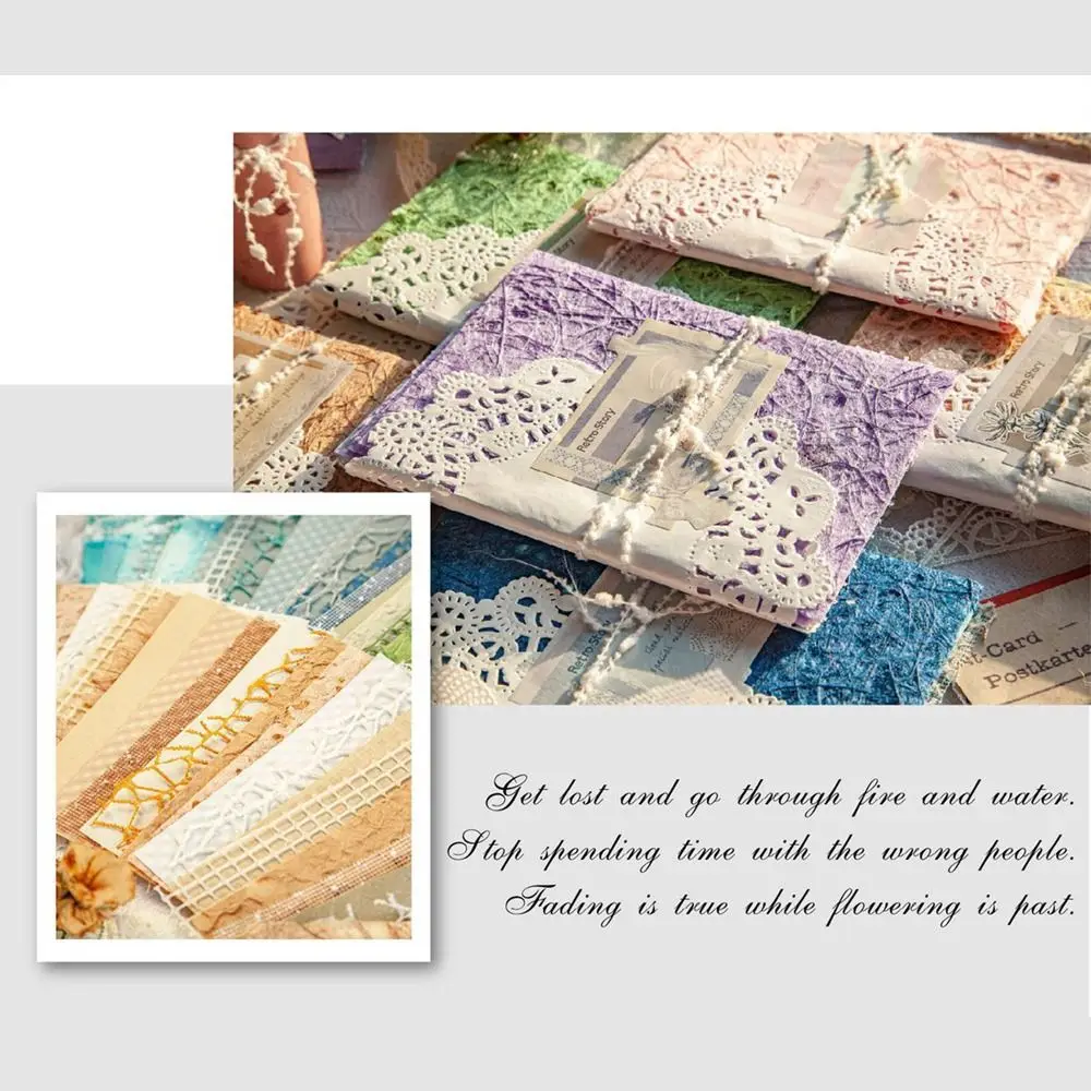 16PCS Multiple Materials Scrapbooking Kit Special Paper Mesh Scrapbook Decorations DIY Accessories Journal Material Ornament
16PCS Multiple Materials Scrapbooking Kit Special Paper Mesh Scrapbook Decorations DIY Accessories Journal Material Ornament