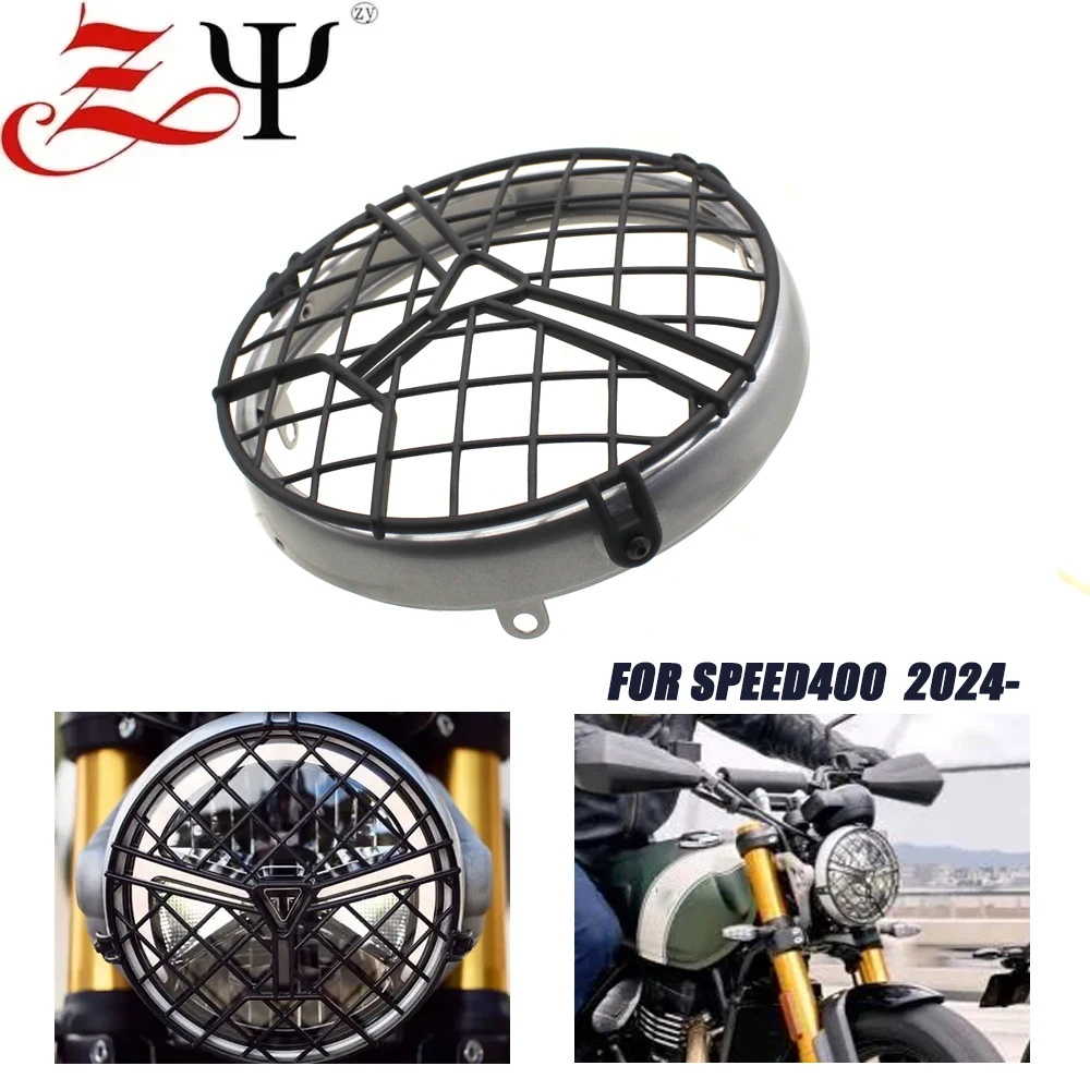 Headlight Protector Headlight Grille Mesh Protector Speed400 Motorcycle Accessories For Speed 400 2023 2024 2025-
Headlight Protector Headlight Grille Mesh Protector Speed400 Motorcycle Accessories For Speed 400 2023 2024 2025-