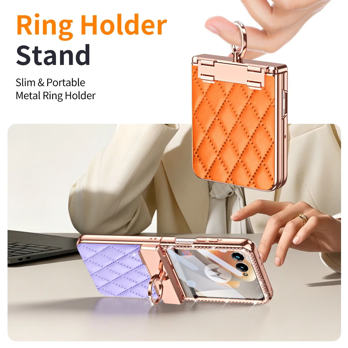 Plating Glitter Bling Diamond CC Leather Case for Motorola Razr 70 Ultra 60 50 2026 2025 Ultra Ring Hinge Screen Protect Cover
Plating Glitter Bling Diamond CC Leather Case for Motorola Razr 70 Ultra 60 50 2026 2025 Ultra Ring Hinge Screen Protect Cover