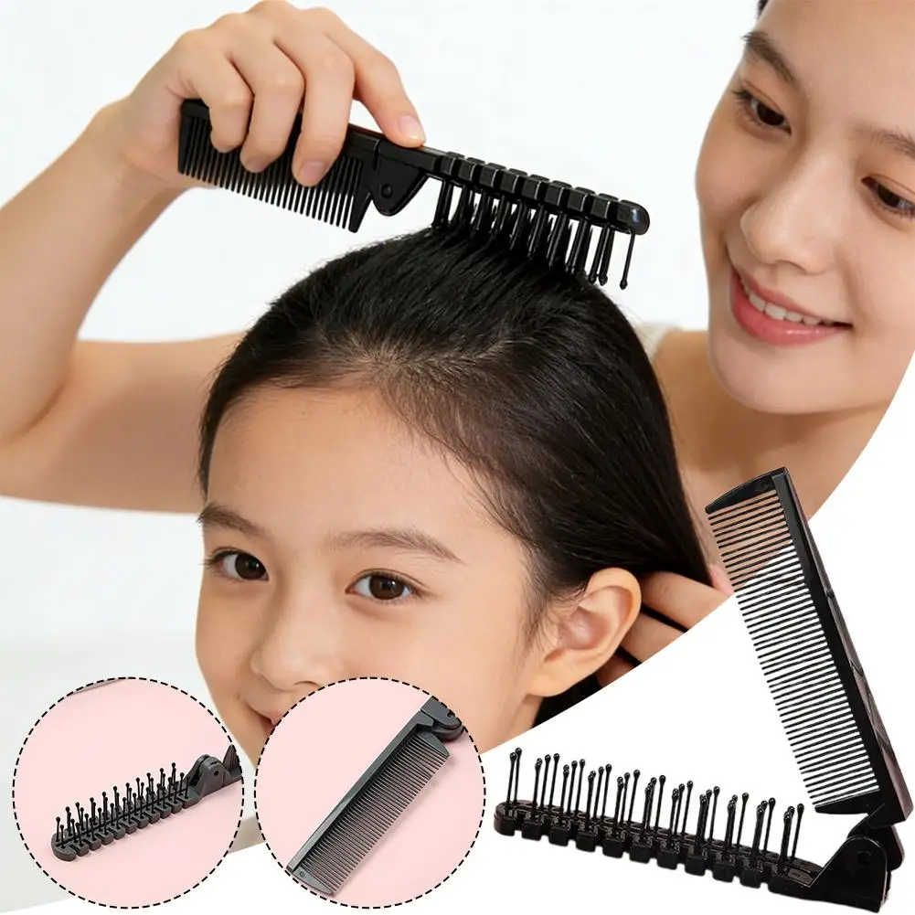 Складная дорожная расческа, портативная расческа для укладки волос для девочек, расческа с широкими зубьями для распутывания волос, для плетения косичек, для повседневного использования
Складная дорожная расческа, портативная расческа для укладки волос для девочек, расческа с широкими зубьями для распутывания волос, для плетения косичек, для повседневного использования