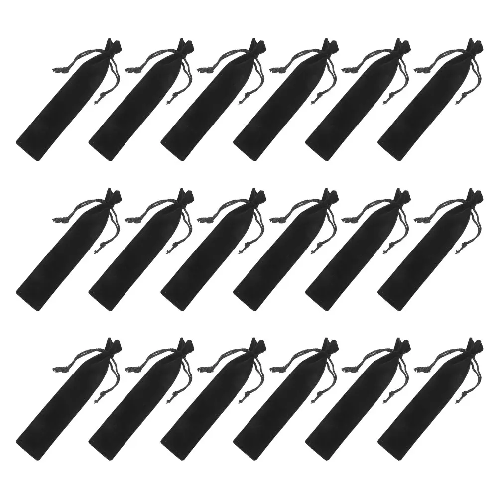 30pcs Fleece Pen Bag Drawstring Case Black Fabric Organizer Soft Cloth Pencil Pouch Material Lightweight Pen Storage
30pcs Fleece Pen Bag Drawstring Case Black Fabric Organizer Soft Cloth Pencil Pouch Material Lightweight Pen Storage