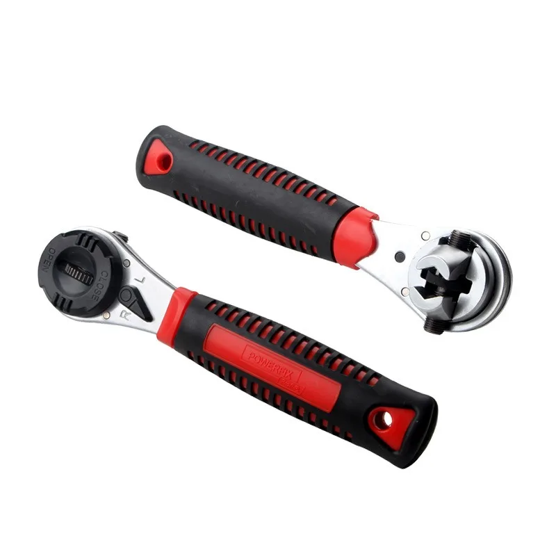 Многофункциональный универсальный ключ-трещотка с регулировкой, двусторонний, быстрый, 6-22 мм, метрический и дюймовый.
Многофункциональный универсальный ключ-трещотка с регулировкой, двусторонний, быстрый, 6-22 мм, метрический и дюймовый.