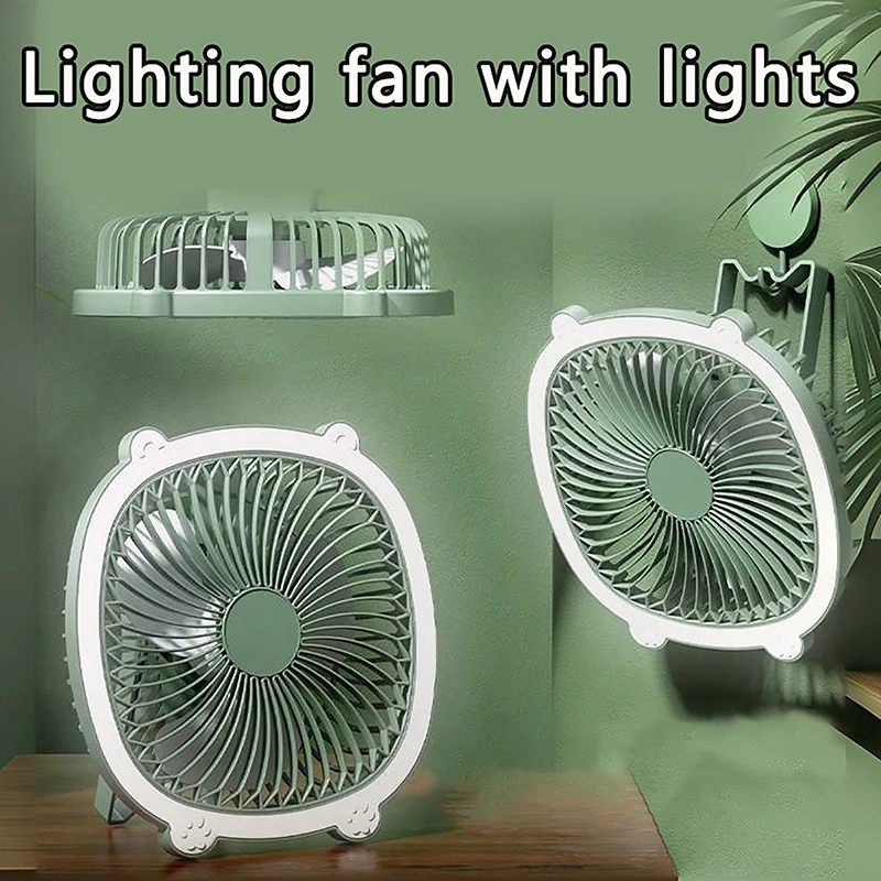 Portable Desktop Fan 3-speed Fan Camping Ceiling Fan Light Usb Charging Night Light For Home Fan Outdoor Ceiling Fan Tent Lamp
Portable Desktop Fan 3-speed Fan Camping Ceiling Fan Light Usb Charging Night Light For Home Fan Outdoor Ceiling Fan Tent Lamp
