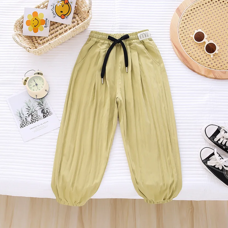 Summer thin quick-drying trousers for 4-14 years girls, 2025 loose trousers for boys & girls with sun protection nine-inch pants
Summer thin quick-drying trousers for 4-14 years girls, 2025 loose trousers for boys & girls with sun protection nine-inch pants