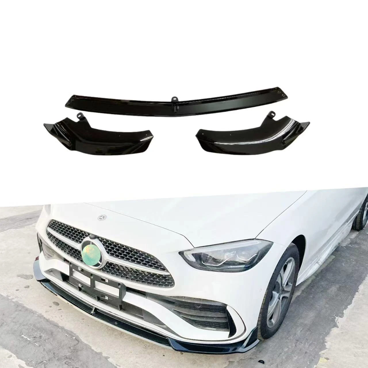 Для Mercedes-Benz C-Class W206/2022-2024 передний разветвитель для губ, диффузор, комплект кузова, материал ABS, 3 предмета, глянцевый черный стиль
Для Mercedes-Benz C-Class W206/2022-2024 передний разветвитель для губ, диффузор, комплект кузова, материал ABS, 3 предмета, глянцевый черный стиль