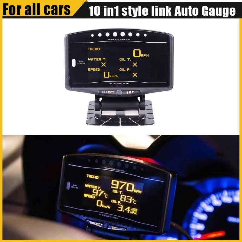 Универсальный полный комплект спортивной упаковки 10 в 1 BF CR C2 Advance ZD Link Meter Цифровой автоматический датчик с электронными датчиками Автозапчасти
Универсальный полный комплект спортивной упаковки 10 в 1 BF CR C2 Advance ZD Link Meter Цифровой автоматический датчик с электронными датчиками Автозапчасти