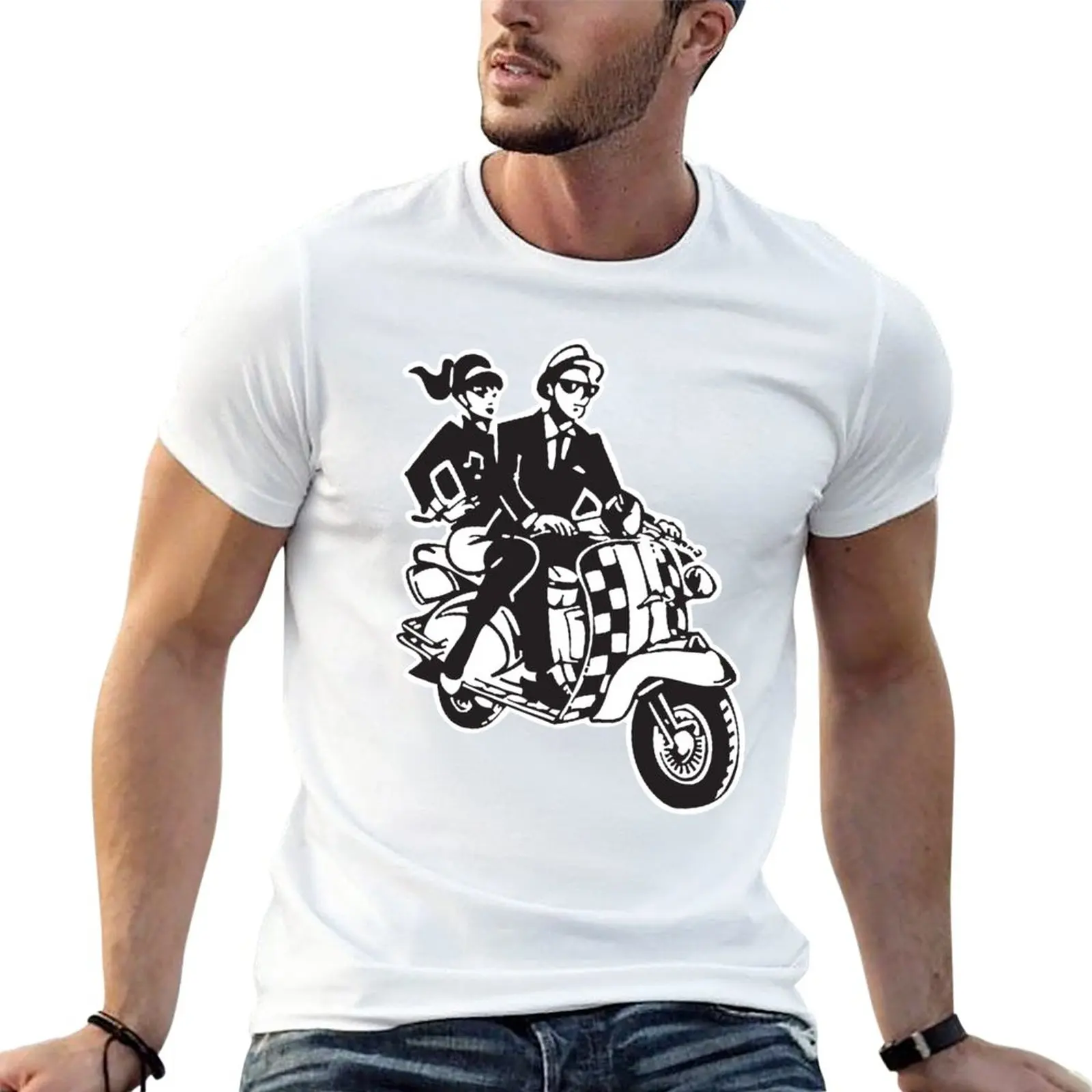 New 2Tone Scooter T-Shirt custom t shirts design your own anime Men's cotton t-shirt
New 2Tone Scooter T-Shirt custom t shirts design your own anime Men's cotton t-shirt