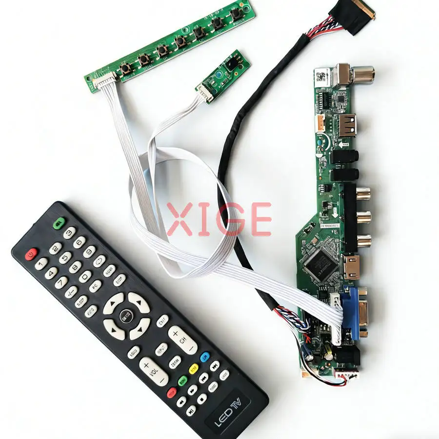For LP140WH2 LP140WH4 LP140WHU LP140WH1 Controller Board Kit LVDS-40 Pin Laptop Display Screen USB+AV+VGA+HDMI 1366x768 1366*768
For LP140WH2 LP140WH4 LP140WHU LP140WH1 Controller Board Kit LVDS-40 Pin Laptop Display Screen USB+AV+VGA+HDMI 1366x768 1366*768
