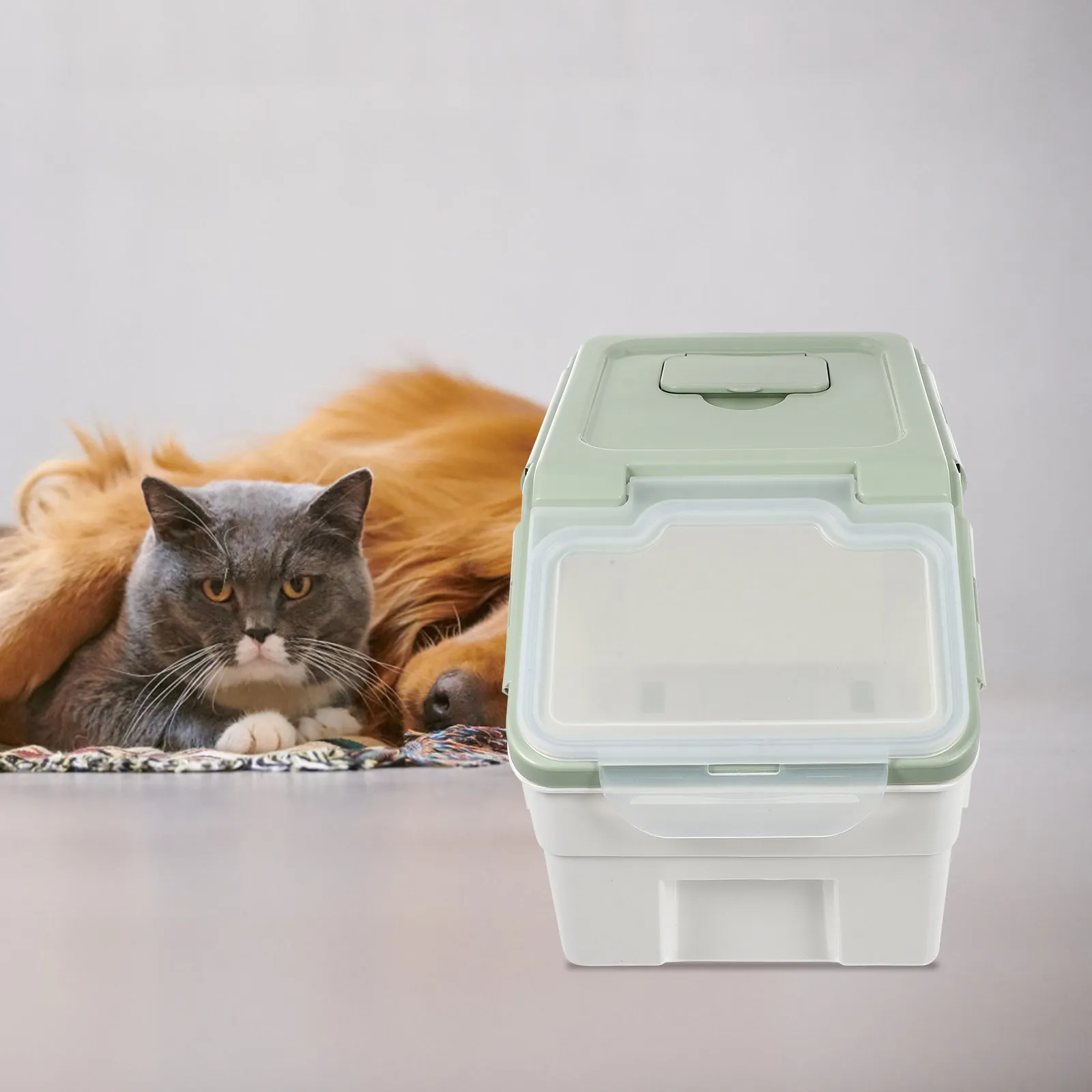 1 шт. ведро для корма для домашних животных из износостойкого материала премиум-класса, герметичная конструкция, влагонепроницаемое, сохраняющее свежесть, большой объем, для корма для собак и кошек
1 шт. ведро для корма для домашних животных из износостойкого материала премиум-класса, герметичная конструкция, влагонепроницаемое, сохраняющее свежесть, большой объем, для корма для собак и кошек