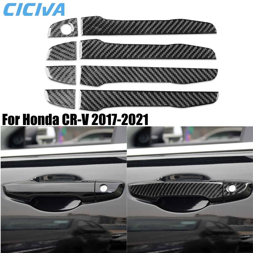 For Honda CR-V CRV 2017 2018 2019 2020 2021 Carbon Fiber Door Handle Decorative Interior Car Accessories Exterior Cover Stickers
For Honda CR-V CRV 2017 2018 2019 2020 2021 Carbon Fiber Door Handle Decorative Interior Car Accessories Exterior Cover Stickers