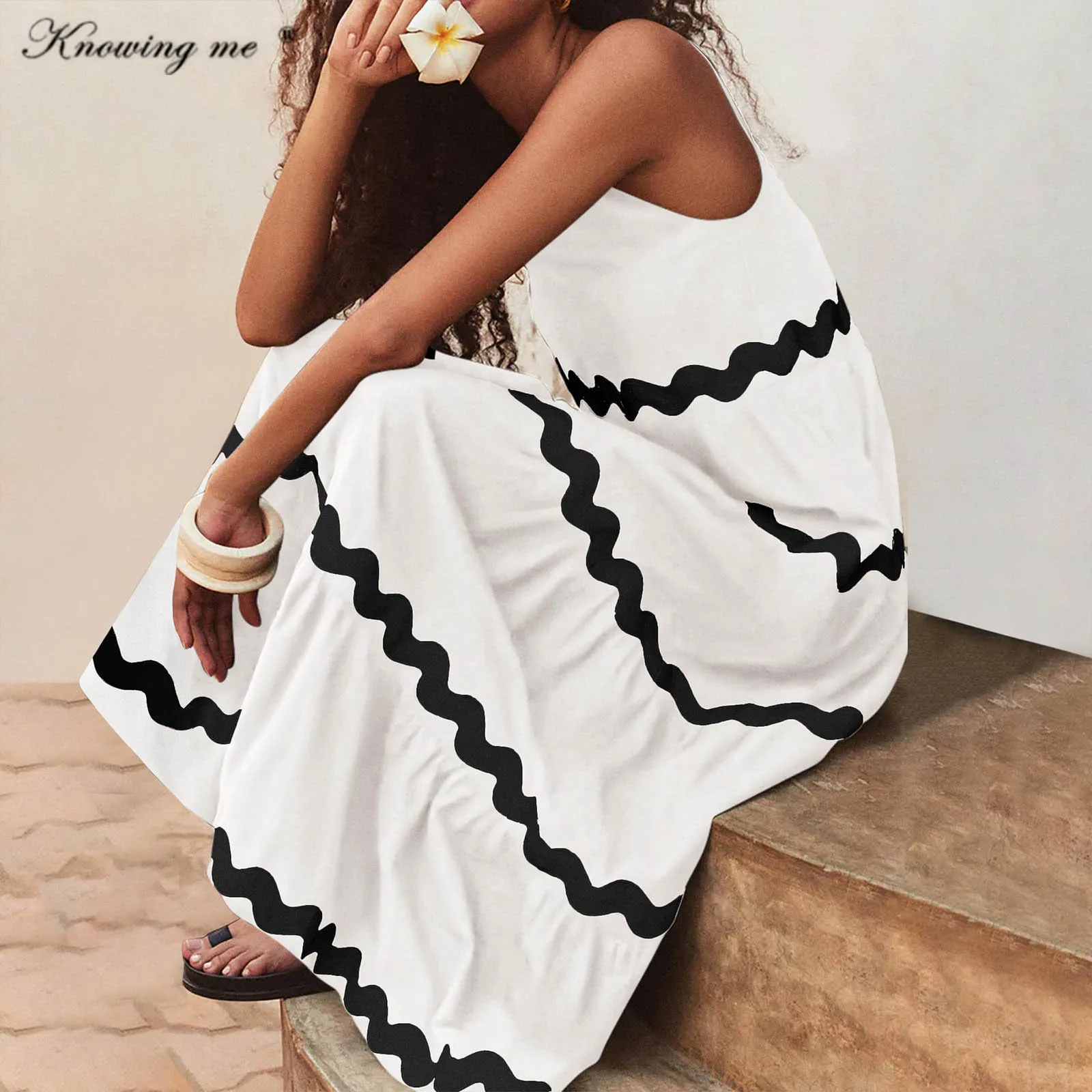 New Summer Boho dress women sexy sleeveless wave patchwork bohemain dress Lady casual o neck beach dress
New Summer Boho dress women sexy sleeveless wave patchwork bohemain dress Lady casual o neck beach dress