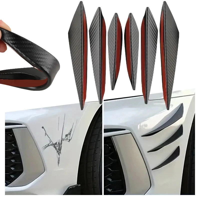 4/18pcs universal Front Bumper Lip Decoration Diffuser Splitter Fins Body Spoiler Canards Valence Chin Car Tuning Canard Decor
4/18pcs universal Front Bumper Lip Decoration Diffuser Splitter Fins Body Spoiler Canards Valence Chin Car Tuning Canard Decor