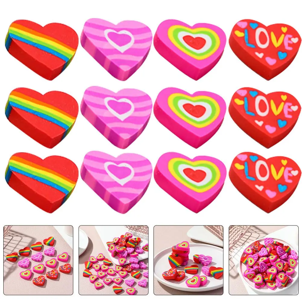 48Pcs Premium Heart Shaped Erasers Eco Friendly Mini Erasers For School Supplies Bulk Small Rubber Erasers Kids Gifts Eraser
48Pcs Premium Heart Shaped Erasers Eco Friendly Mini Erasers For School Supplies Bulk Small Rubber Erasers Kids Gifts Eraser