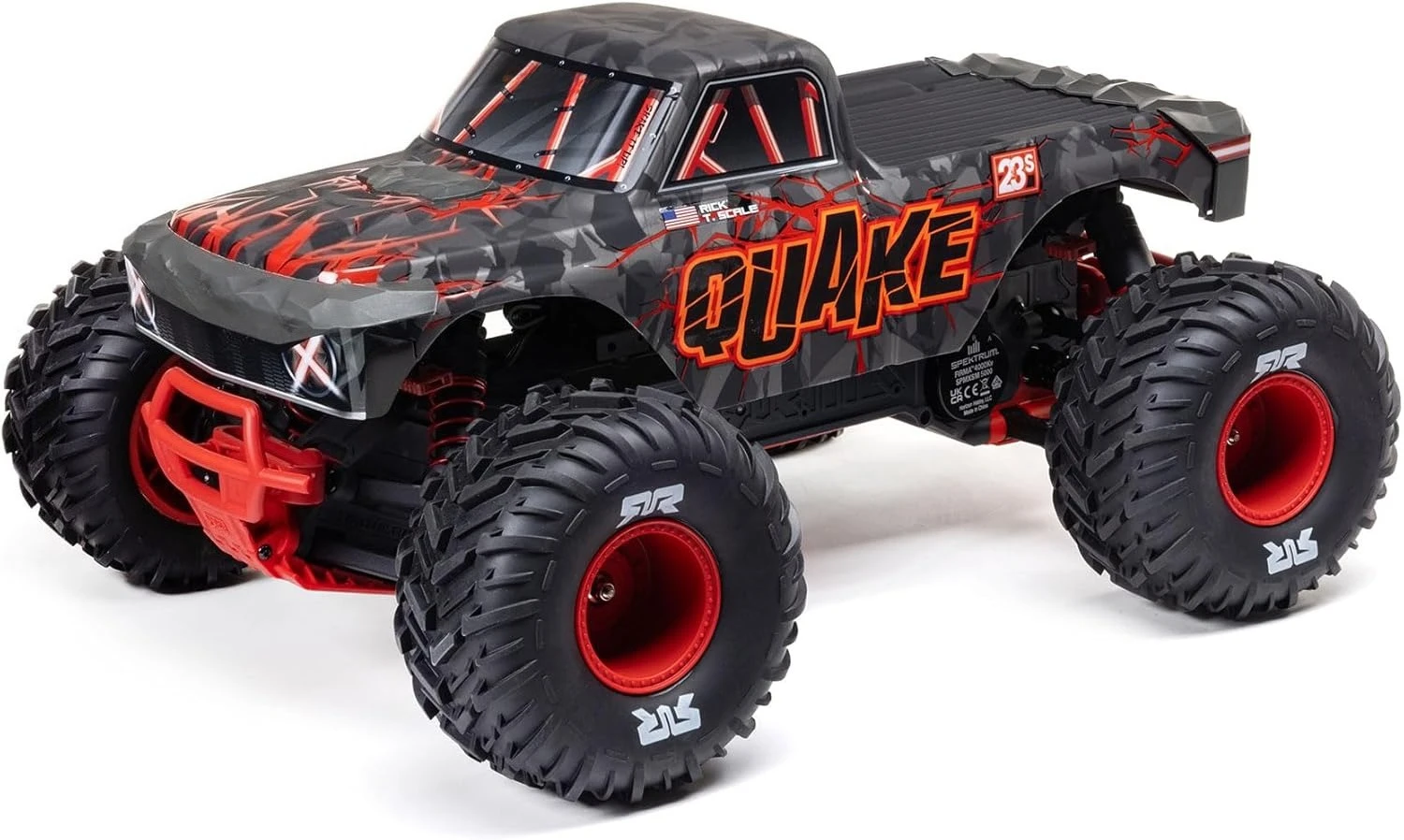 Радиоуправляемый грузовик 1/10 Quake 223S 2WD RTR (батарея и зарядное устройство не входят в комплект) Бесщеточный монстр-трак, красный, ARA3537T1
Радиоуправляемый грузовик 1/10 Quake 223S 2WD RTR (батарея и зарядное устройство не входят в комплект) Бесщеточный монстр-трак, красный, ARA3537T1
