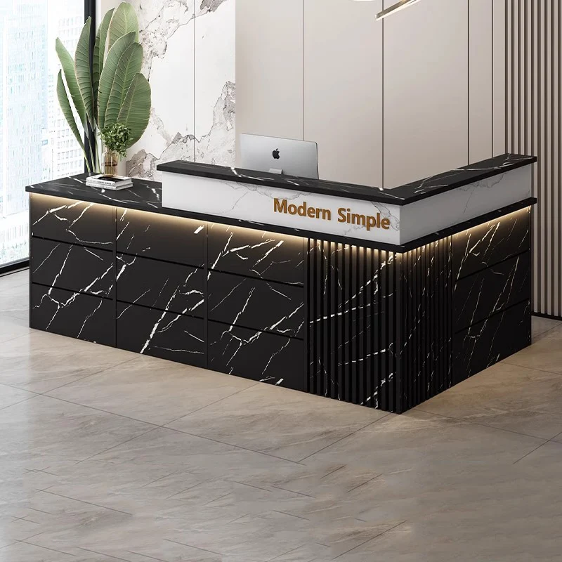 Storage Nordic Reception Desk Counter Decorations Beauty Modern Reception Desk Counter Hair Salon Luxury Commercial Furniture
Storage Nordic Reception Desk Counter Decorations Beauty Modern Reception Desk Counter Hair Salon Luxury Commercial Furniture