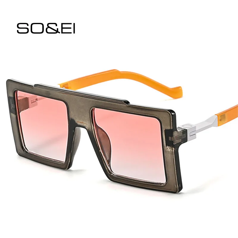 SO&EI Fashion Oversized Square Sunglasses Women Shades UV400 Clear Gradient Men Frame
SO&EI Fashion Oversized Square Sunglasses Women Shades UV400 Clear Gradient Men Frame