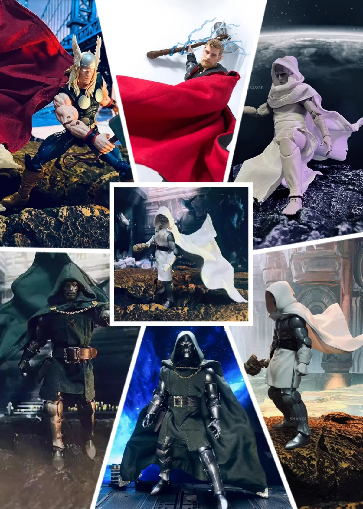 【No Figure】1/12 Scale Male Soldier Comic Super Hero Villain Clothing Accessories Cloaks Fit 6''Action Figure Model For Fans DIY
【No Figure】1/12 Scale Male Soldier Comic Super Hero Villain Clothing Accessories Cloaks Fit 6''Action Figure Model For Fans DIY