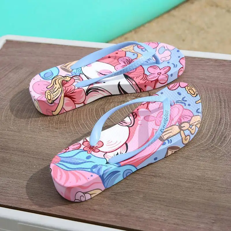 Thick Heel Themed Print Women's Sandals Summer Anti-Slip Fashionable Slip-On Beach Beach Shoes Comfortable Casual Slip Slippers
Thick Heel Themed Print Women's Sandals Summer Anti-Slip Fashionable Slip-On Beach Beach Shoes Comfortable Casual Slip Slippers