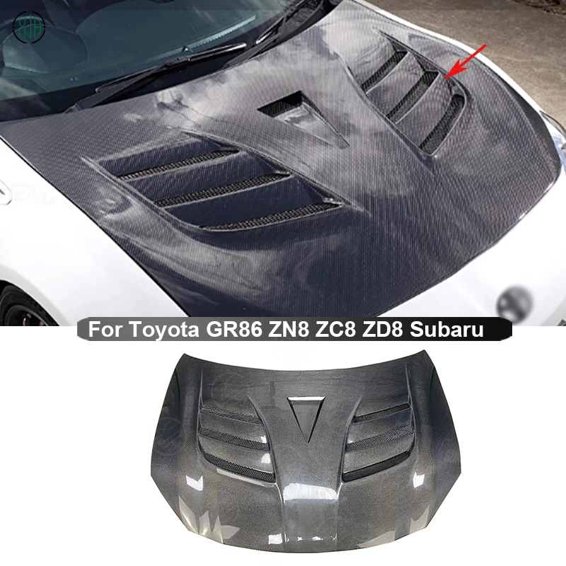 For Toyota GR86 ZN8 ZC8 ZD8 Subaru BRZ 2019+ Carbon Fiber Car Front Bumper Engine Hood Bonnet Vent Cover Parts VS Style Body kit
For Toyota GR86 ZN8 ZC8 ZD8 Subaru BRZ 2019+ Carbon Fiber Car Front Bumper Engine Hood Bonnet Vent Cover Parts VS Style Body kit
