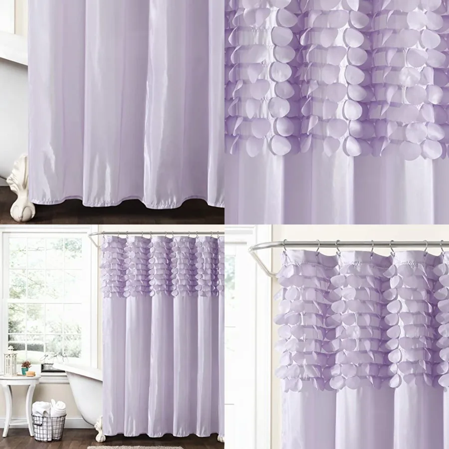 Lillian Shower Curtain Single 72 W x 72 L - Purple Shower Curtains for Bathroom - Bathroom Curtain - Glam Bathroom Decor
Lillian Shower Curtain Single 72 W x 72 L - Purple Shower Curtains for Bathroom - Bathroom Curtain - Glam Bathroom Decor