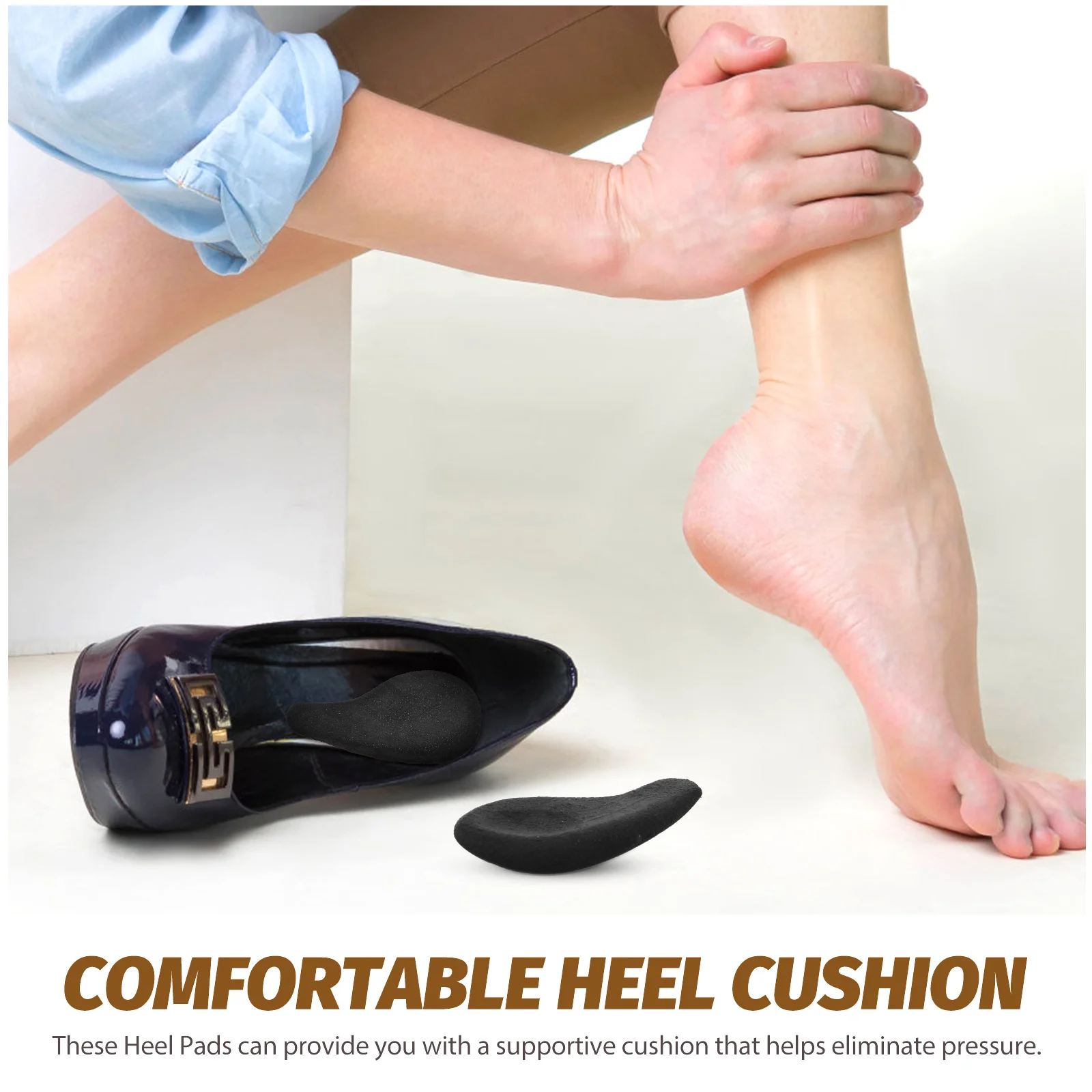 Corrective Heel Pad Insoles for Men Women Black Velvet Non Slip Supination Overpronation Bow Legs O type Shoe Inserts
Corrective Heel Pad Insoles for Men Women Black Velvet Non Slip Supination Overpronation Bow Legs O type Shoe Inserts