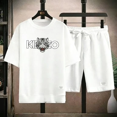 Waffle Knit Men's 2 Piece Set Tiger Head Print Short Sleeve T Shirt Shorts Casual Summer Streetwear 2026
Waffle Knit Men's 2 Piece Set Tiger Head Print Short Sleeve T Shirt Shorts Casual Summer Streetwear 2026