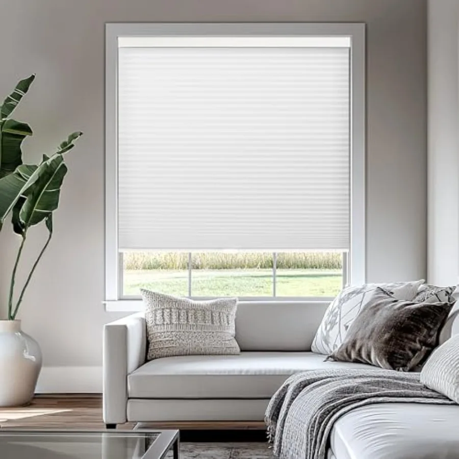 Cellular Shades Cordless Honeycomb Blinds, Blackout or Light Filtering Window Shades for Home, Bedroom, Living Room, Kitchen, O
Cellular Shades Cordless Honeycomb Blinds, Blackout or Light Filtering Window Shades for Home, Bedroom, Living Room, Kitchen, O
