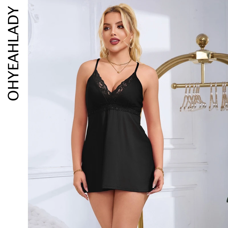 Ohyeahlady женская высококачественная ночная рубашка из модала, удобная однотонная черная кружевная одежда с цветочным принтом, большие размеры, сексуальное женское белье Babydoll
Ohyeahlady женская высококачественная ночная рубашка из модала, удобная однотонная черная кружевная одежда с цветочным принтом, большие размеры, сексуальное женское белье Babydoll