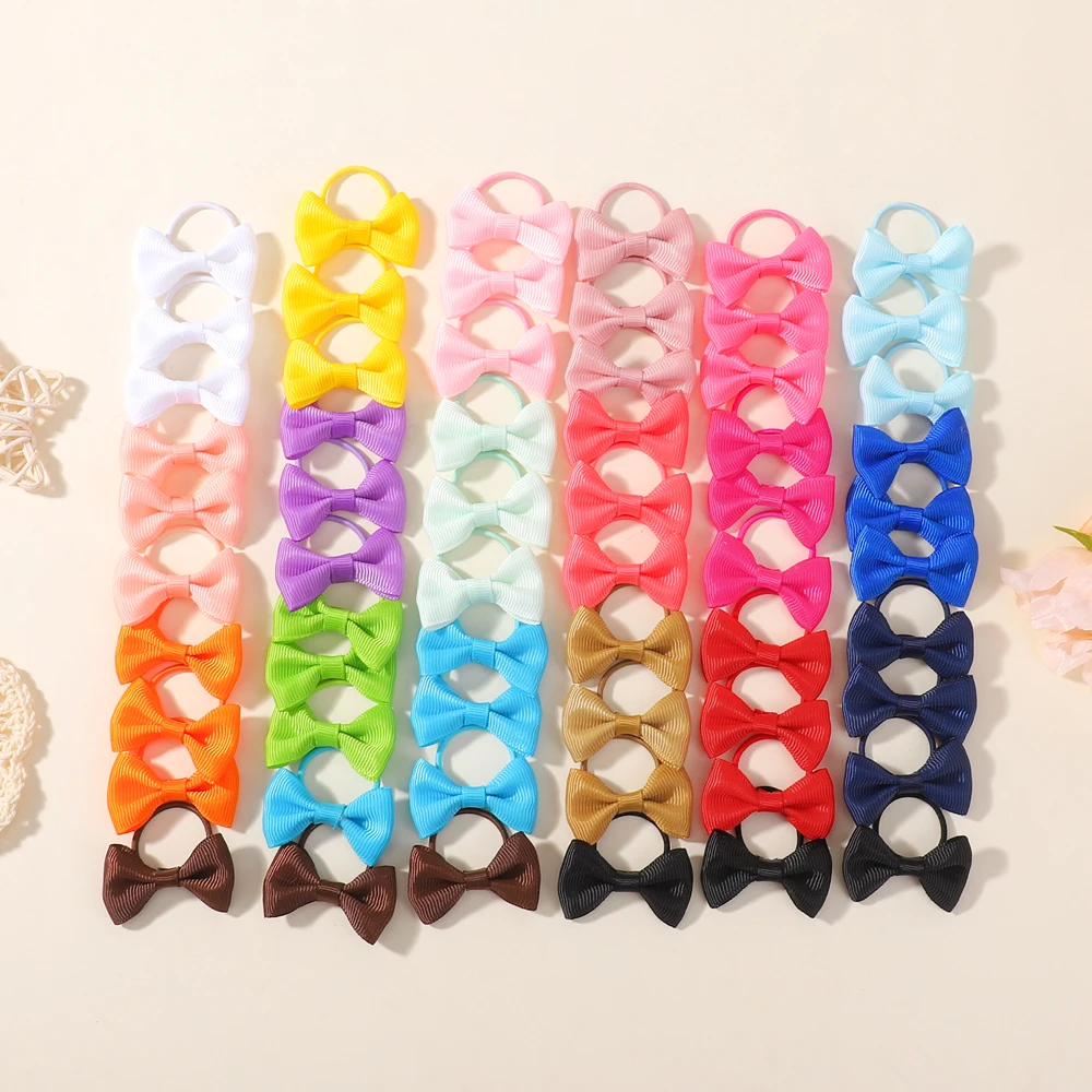 40pcs/set Cute Mini Boutique Hair Bows Ties for Baby Girls Elastic Bowknot Hair Rubber Ribbon Band Accessories Christmas Decor 
40pcs/set Cute Mini Boutique Hair Bows Ties for Baby Girls Elastic Bowknot Hair Rubber Ribbon Band Accessories Christmas Decor