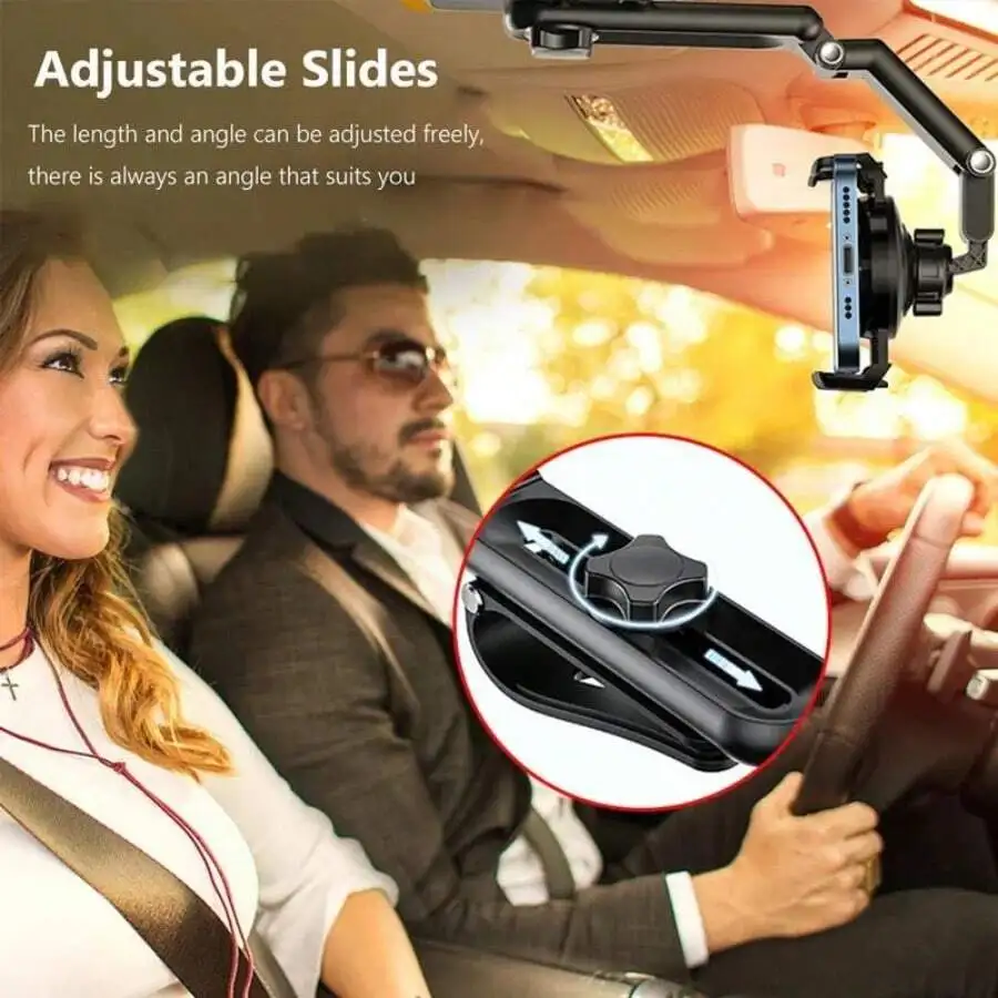 Universal Car Sun Visor Phone Holder 360° Rotatable Adjustable Mount For Most Smartphones
Universal Car Sun Visor Phone Holder 360° Rotatable Adjustable Mount For Most Smartphones
