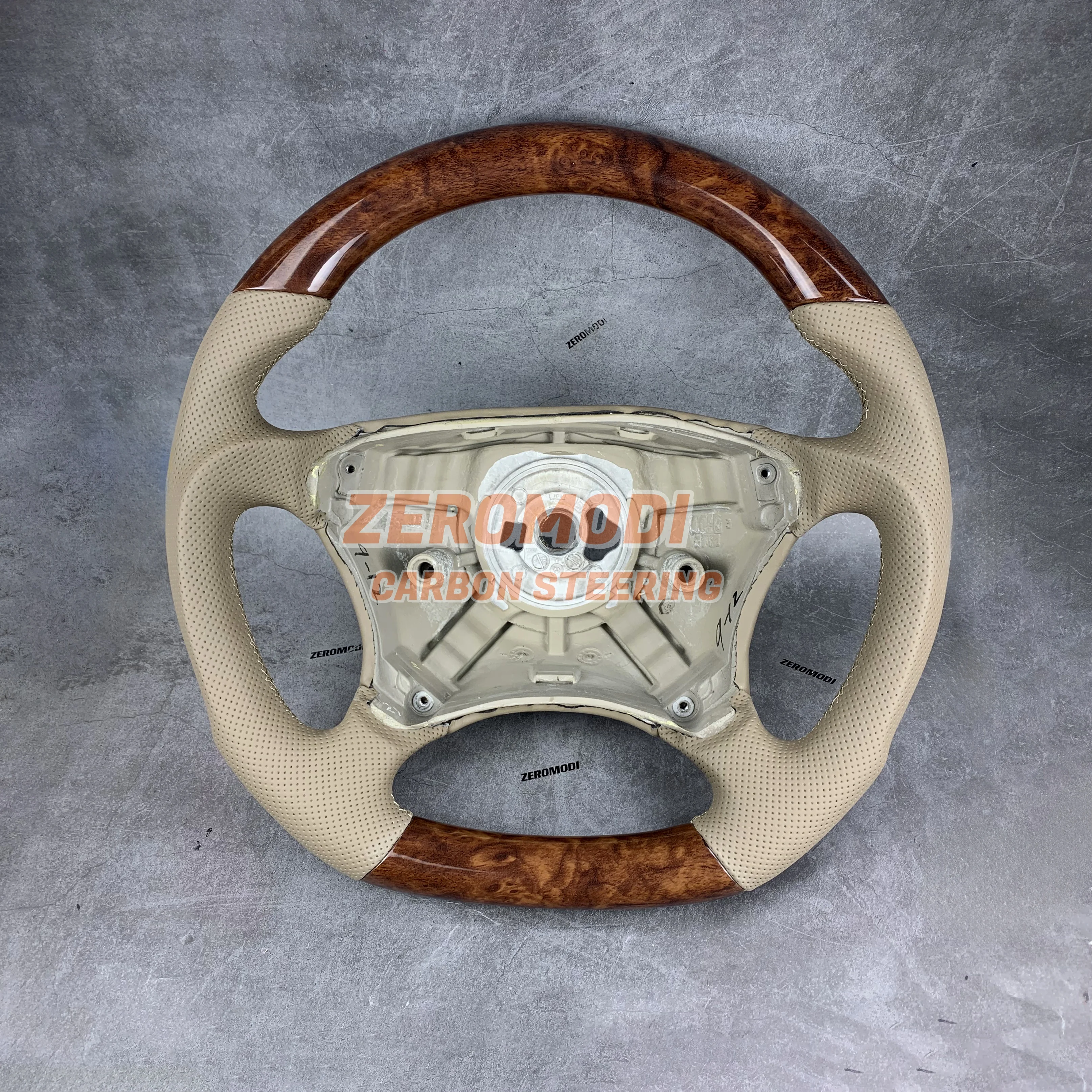 For 1998-2006 Mercedes W215 CL55 AMG W220 S430 Chestnut Wood Gray Leather Beige Steering Wheel
For 1998-2006 Mercedes W215 CL55 AMG W220 S430 Chestnut Wood Gray Leather Beige Steering Wheel