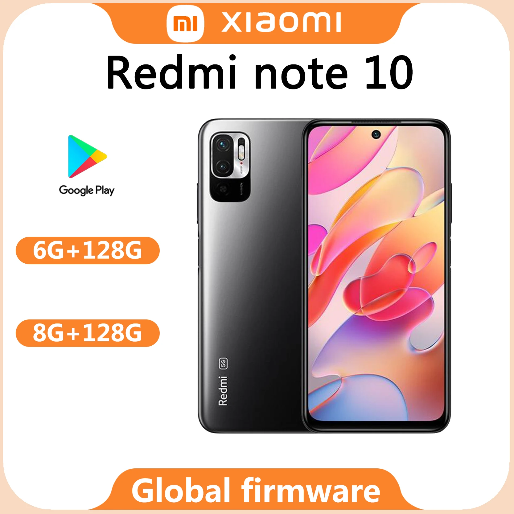 Xiaomi Redmi 10 10 note 5G 6.5" FHD+ Display 5000mAh Battery 48MP Triple Camera 4GB/6GB RAM 128GB ROM Smartphone used phone
Xiaomi Redmi 10 10 note 5G 6.5" FHD+ Display 5000mAh Battery 48MP Triple Camera 4GB/6GB RAM 128GB ROM Smartphone used phone