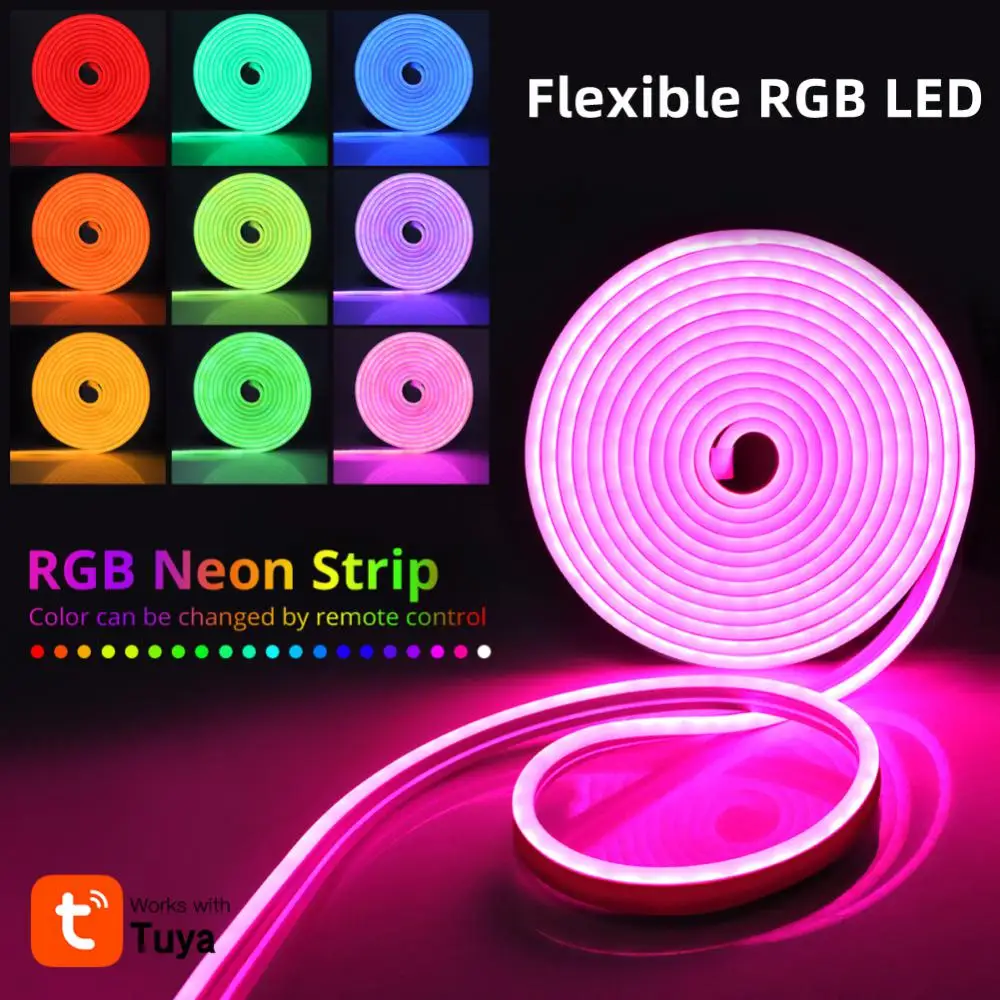 Tuya Wifi Led Strip Lights Waterproof Buletooth Control Phone APP Control Led Flexible Ribbon Tape For TV Backlight Home Party
Tuya Wifi Led Strip Lights Waterproof Buletooth Control Phone APP Control Led Flexible Ribbon Tape For TV Backlight Home Party