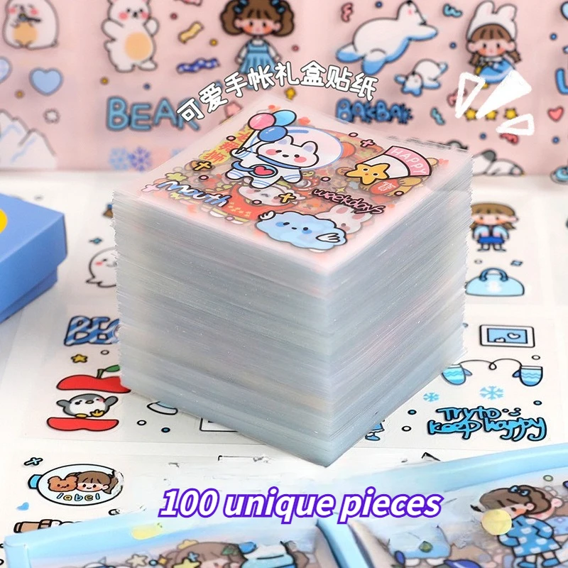 100pcs Non-repetitive Planner Stickers, Cute Girl Cartoon, Cute Decorative Waterproof Notebook Material Paper Stickers
100pcs Non-repetitive Planner Stickers, Cute Girl Cartoon, Cute Decorative Waterproof Notebook Material Paper Stickers
