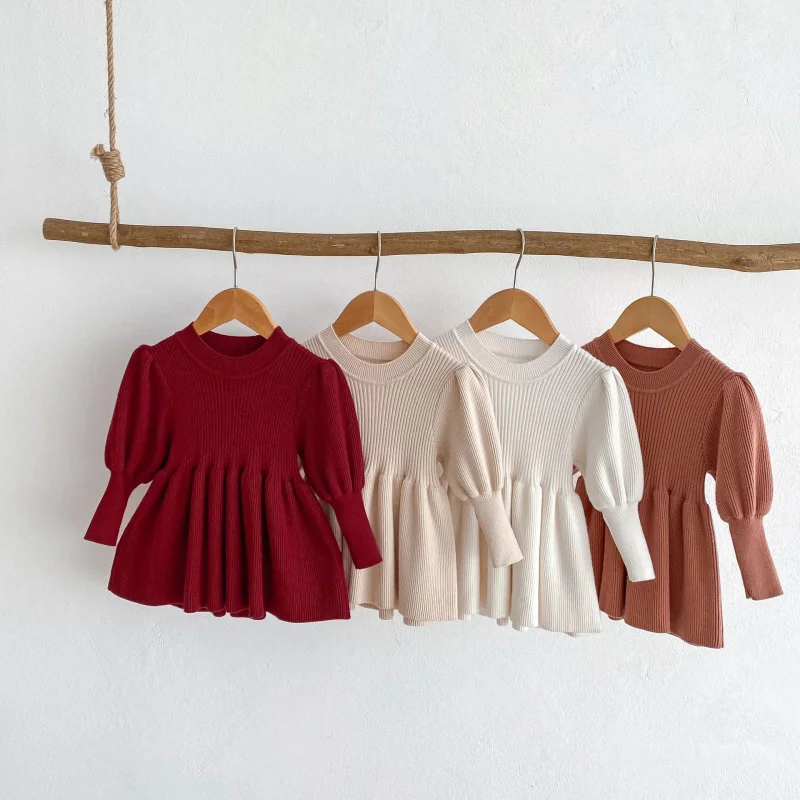 Girls' Stylish Sweater0-5Autumn Korean Children's Fashion Baby Girl Fashion Puff Sleeve Knitted Top TrendyAY636
Girls' Stylish Sweater0-5Autumn Korean Children's Fashion Baby Girl Fashion Puff Sleeve Knitted Top TrendyAY636