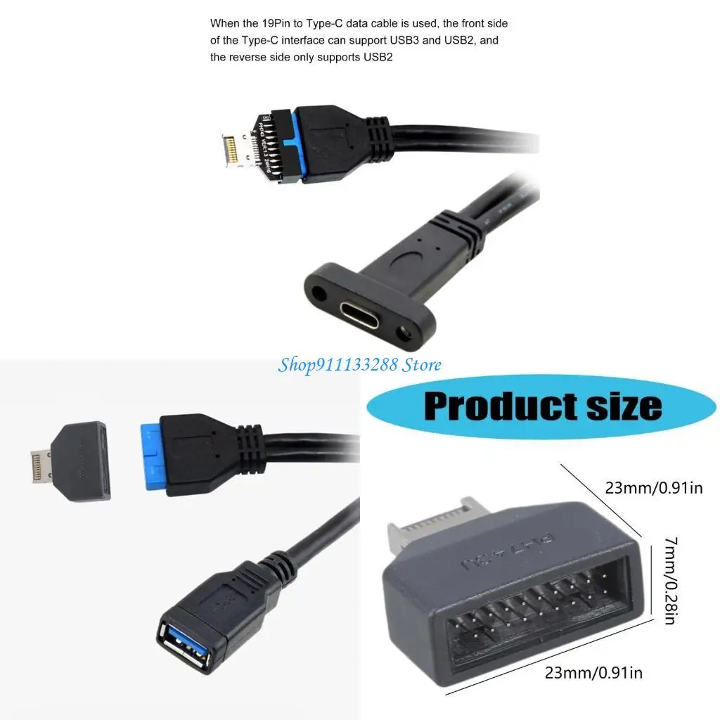G88D USB 3.2 TypeC Front Panel Converter to USB 19Pin Motherboard Adapter
G88D USB 3.2 TypeC Front Panel Converter to USB 19Pin Motherboard Adapter