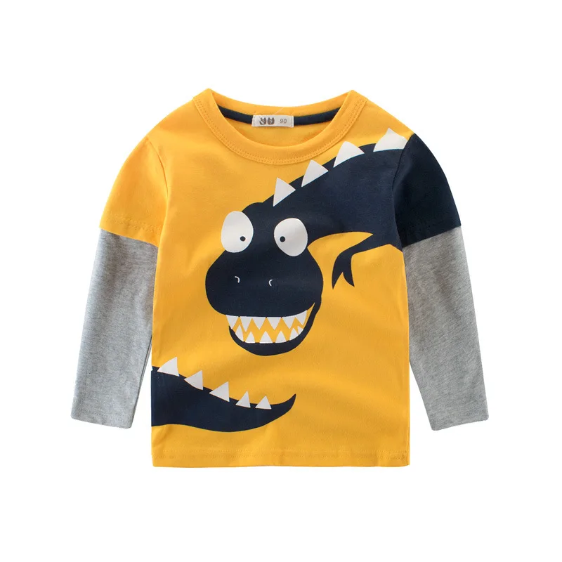 2025 Children's Clothing Autumn New Cotton Boys' T-shirt Cartoon Dinosaur Kids Tops Tees Long Sleeve Bottoming Shirt for Boy
2025 Children's Clothing Autumn New Cotton Boys' T-shirt Cartoon Dinosaur Kids Tops Tees Long Sleeve Bottoming Shirt for Boy