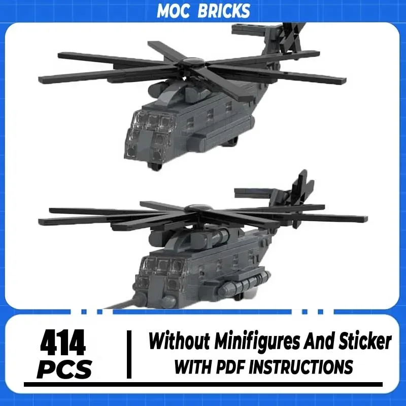 1:110 Scale Fighter Model Moc Building CH-53E Super Stallion / Sea Stallion Bricks Technology Blocks Construstion Toy DIY Gifts
1:110 Scale Fighter Model Moc Building CH-53E Super Stallion / Sea Stallion Bricks Technology Blocks Construstion Toy DIY Gifts