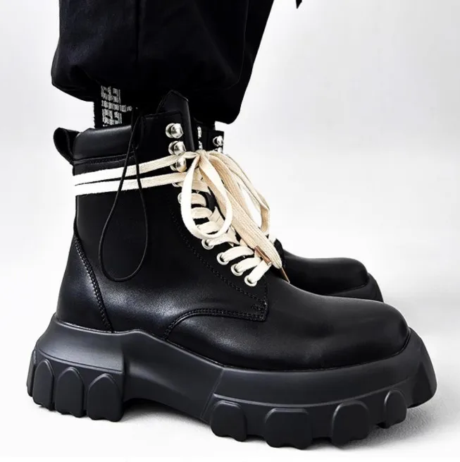 Cross Strap High-Top Boots for Men Side Zippers Outdoor Booties Male Shoes Unisex Luxury Handmade Novelty Shoes New in Boots s
Cross Strap High-Top Boots for Men Side Zippers Outdoor Booties Male Shoes Unisex Luxury Handmade Novelty Shoes New in Boots s