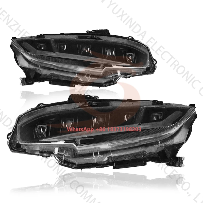High-Quality Auto Headlight for Honda Civic 10th 2015-2019 2021 LED RGB Front Light Day Time Running Light
High-Quality Auto Headlight for Honda Civic 10th 2015-2019 2021 LED RGB Front Light Day Time Running Light